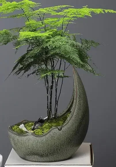 ceramic planter - product view 2