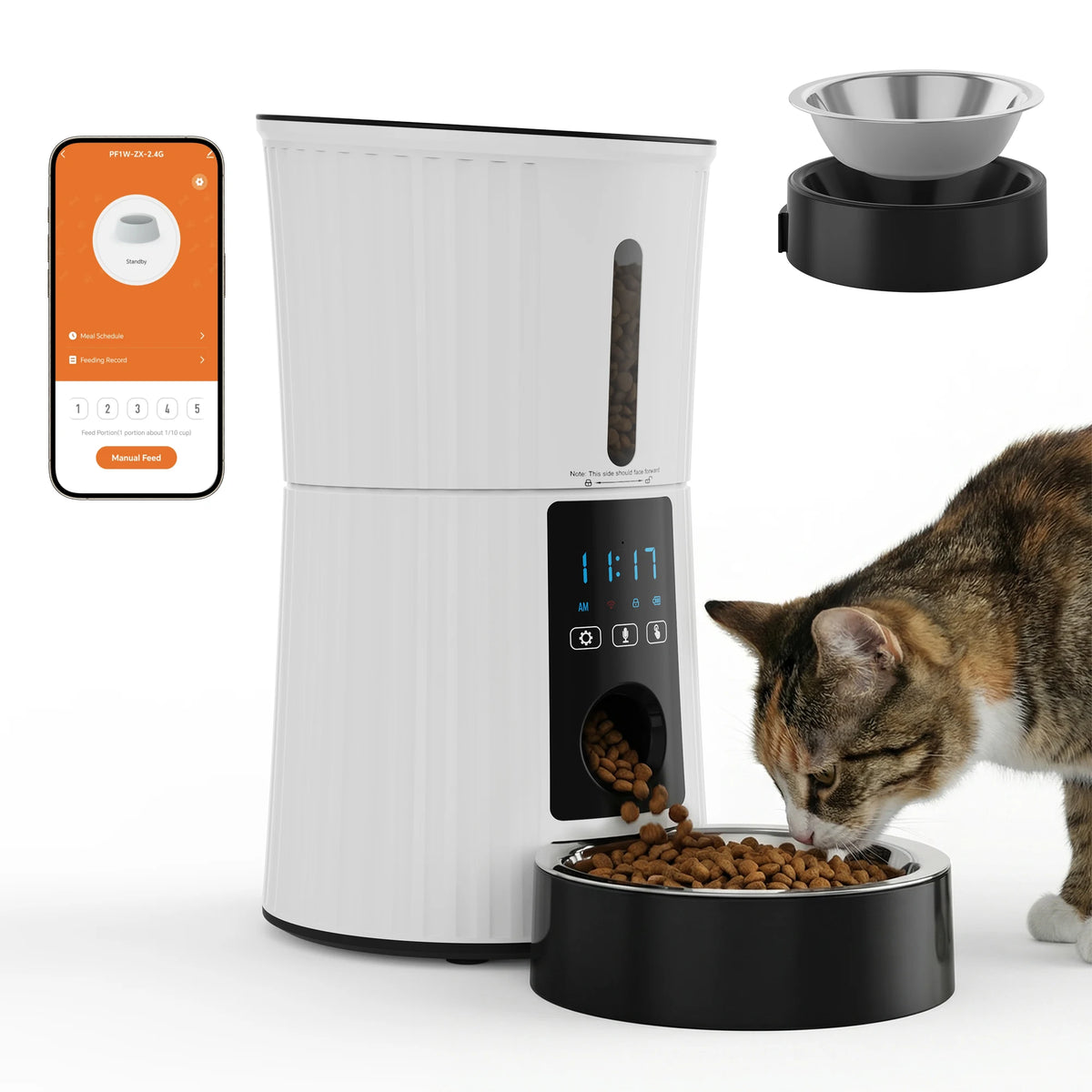 automatic pet feeder - product view 1