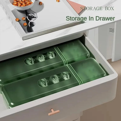 Cable Storage Box, 7-Compartment Organizer with Large Opening, Label-Friendly Design, PP Construction for Home and Office - product view 5