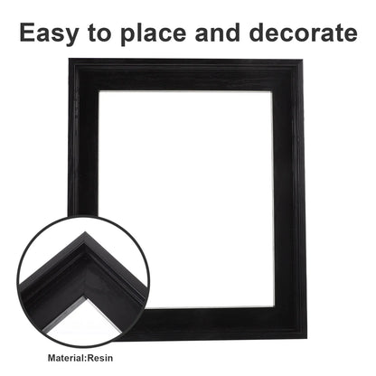 Resin Floating Frame for Canvas Prints, L-Shaped Modern Wall Frame, 32 x 27 x 3 cm for Living Room or Bedroom - product view 5