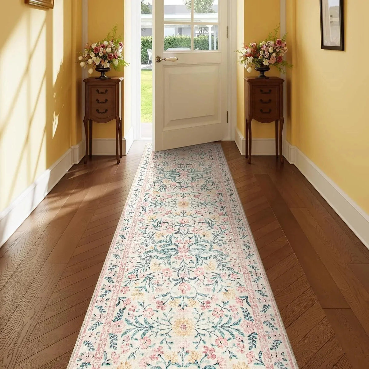 machine washable runner rug - product view 2