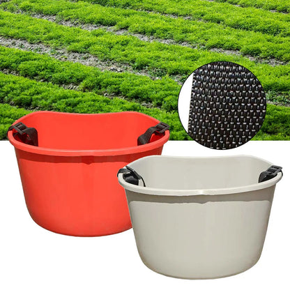 Garden Harvest Basket, Large-Capacity Plastic Picking Bucket with Adjustable Strap, Waterproof Fruit and Vegetable Organizer - product view 3