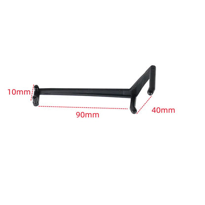 Plant Support Clips, Plastic Branch Benders for Vines and Bonsai, 90 x 40 x 10 mm, 10-Piece Set, Black - product view 3