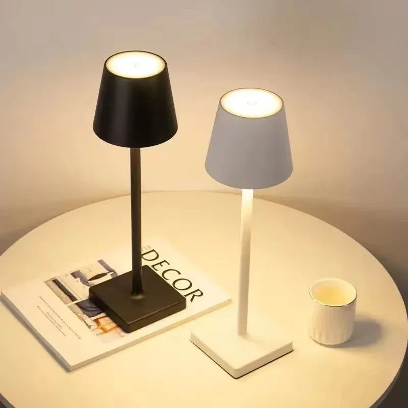 Rechargeable LED Desk Lamp, Touch Control, 3 Brightness Levels, 3 Color Temperatures, USB-C - product view 3