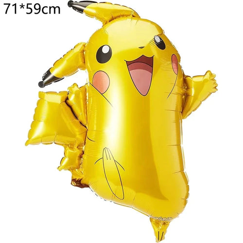 Cartoon Foil Balloons, Birthday Party Decorations in Letter, Animal and Round Shapes with Multiple Set Options - product view 1