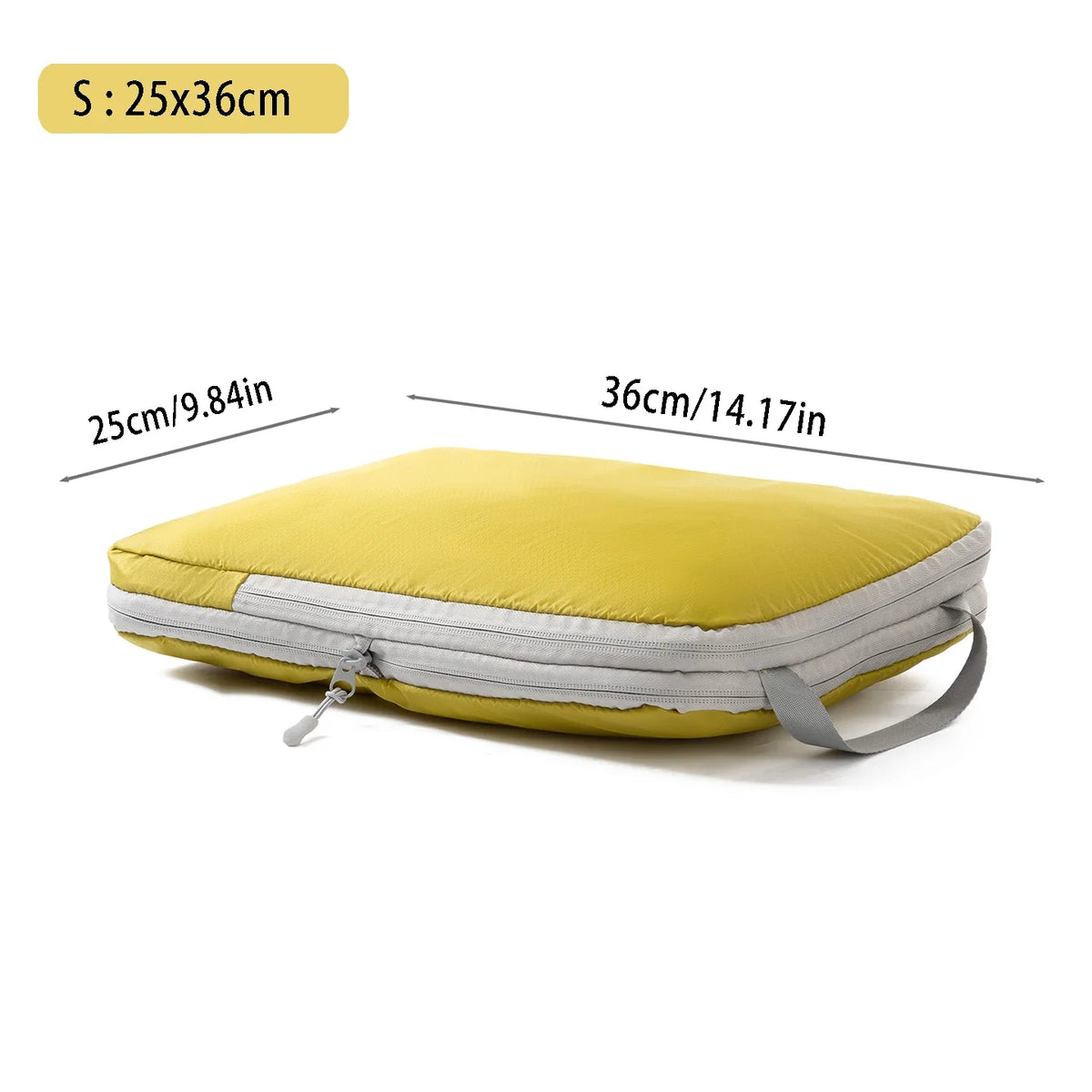 Waterproof Luggage Organizer Bag, Compression Zipper Packing Pouch, 2 Sizes for Travel Clothes Storage - product view 1