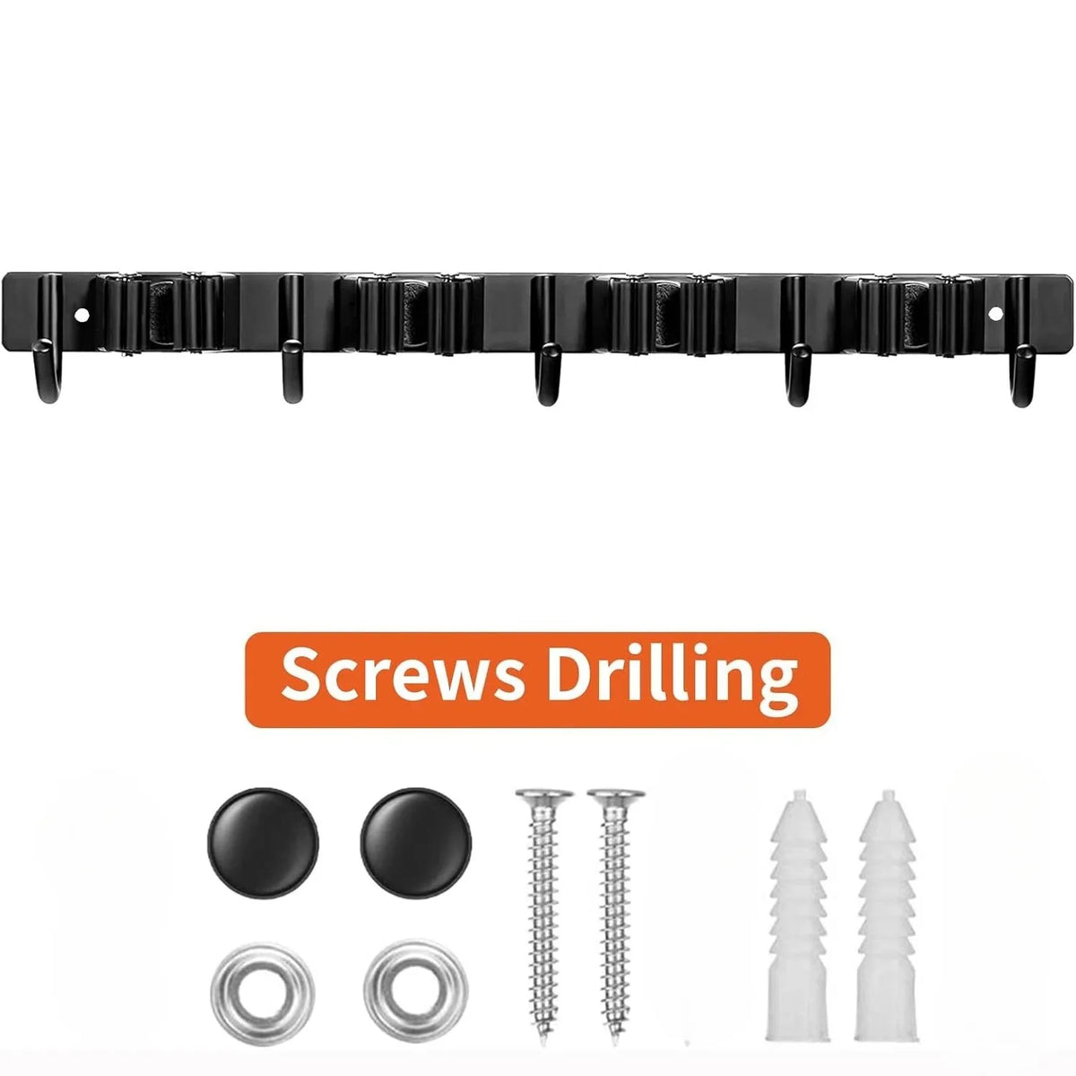 broom wall holder - product view 3