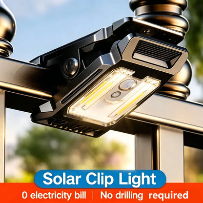 Solar Motion Sensor Outdoor Light, Dimmable ABS Garden Lamp, Push-Button Control, 1PC, 2PCS or 4PCS Options - product view 4