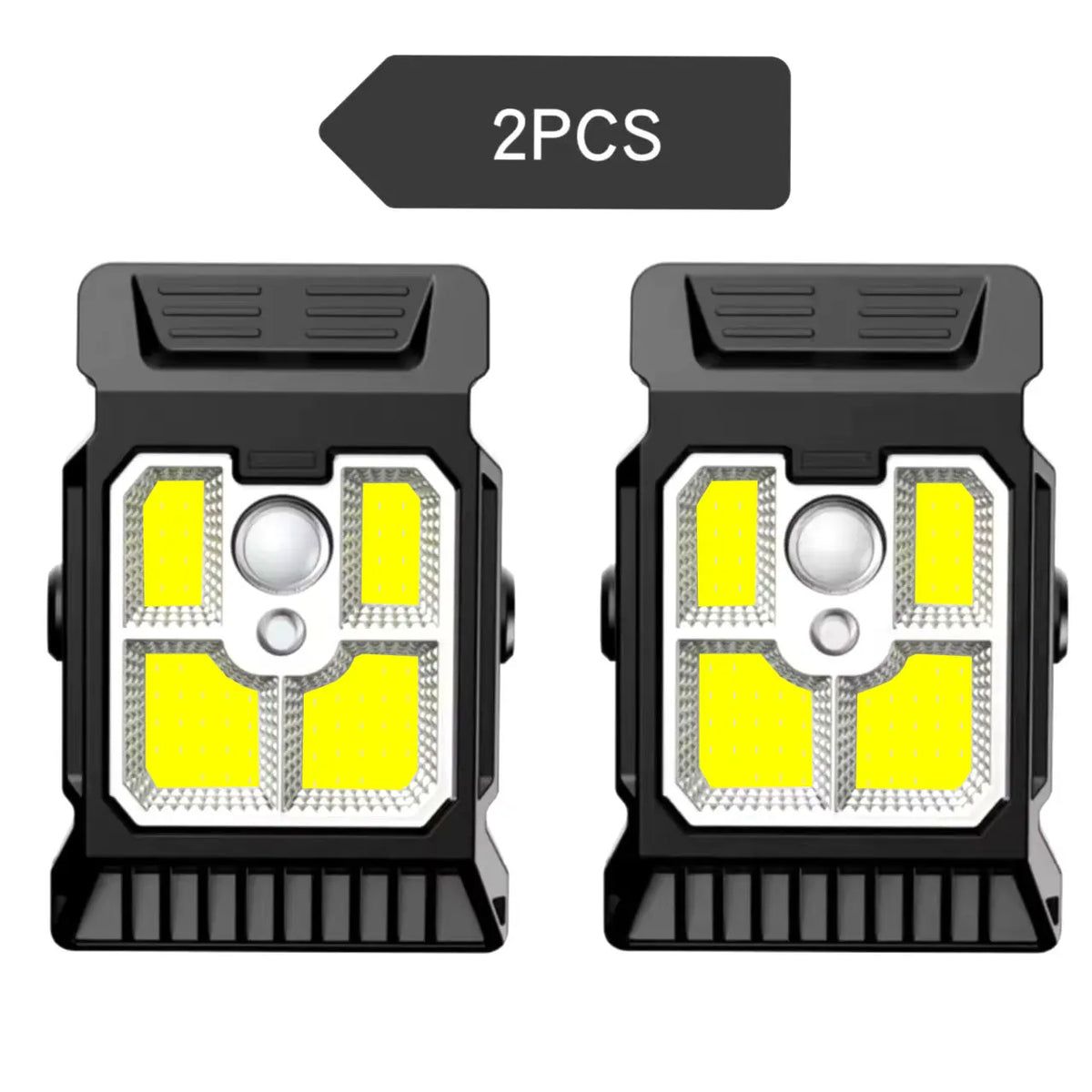 Solar Motion Sensor Outdoor Light, Dimmable ABS Garden Lamp, Push-Button Control, 1PC, 2PCS or 4PCS Options - product view 6