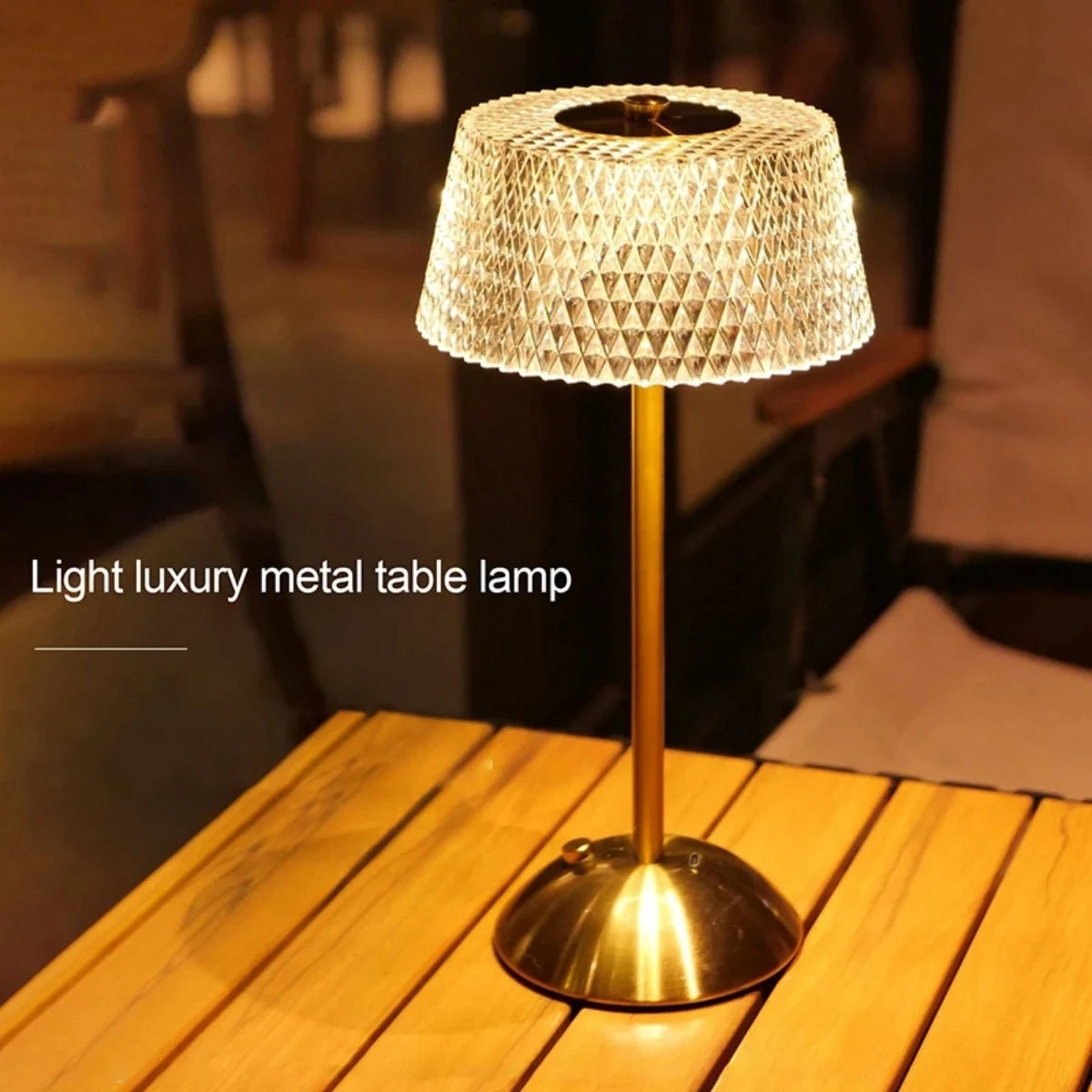 rechargeable table lamp - product view 2