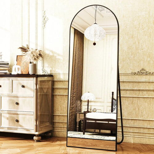 Arched Full-Length Mirror, Freestanding Full Body Floor Mirror in 59, 64 or 71 Inch Sizes for Dressing and Home Decor - product view 1