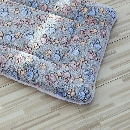 Pet Bed Mat, Washable Leather Sleeping Blanket for Cats and Dogs, Animal Pattern Sofa Cushion for Home or Travel - product view 1
