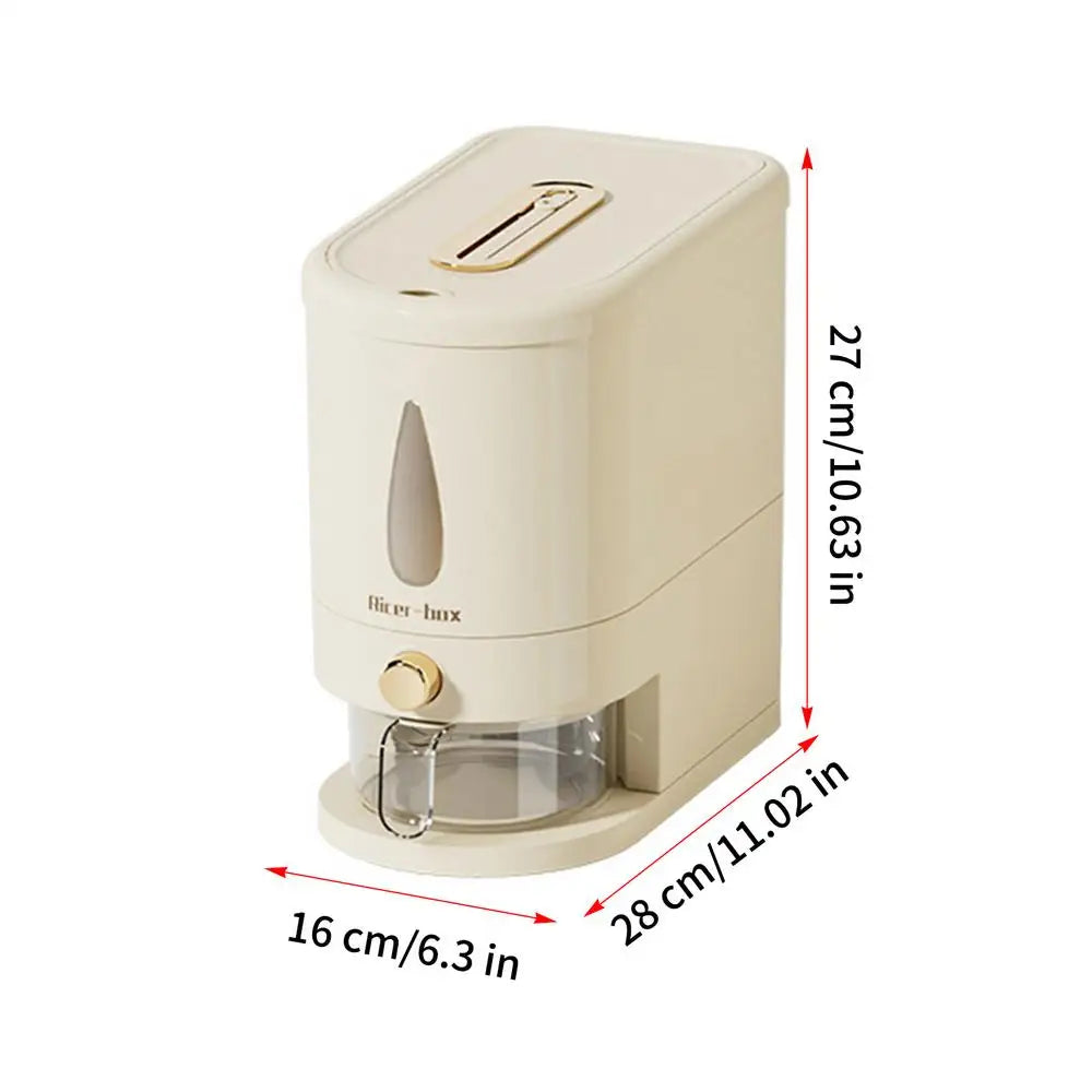 rice storage container - product view 1