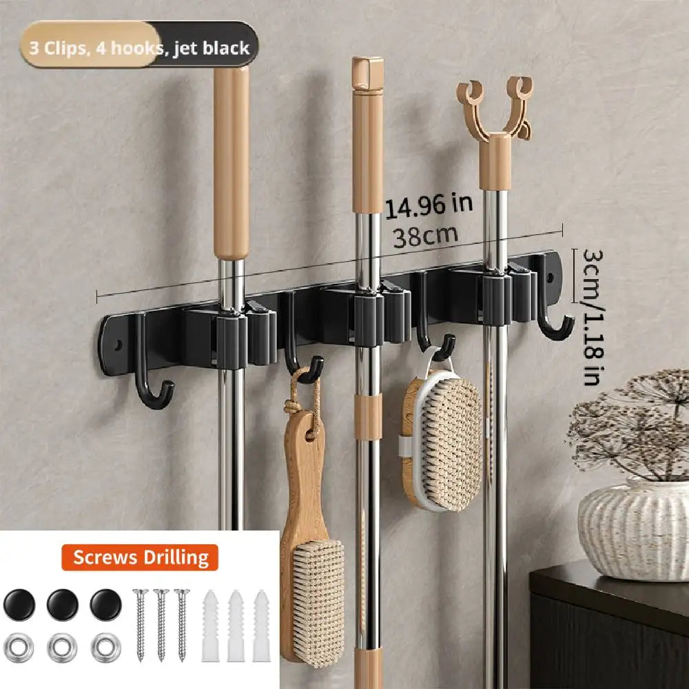broom wall holder - product view 1