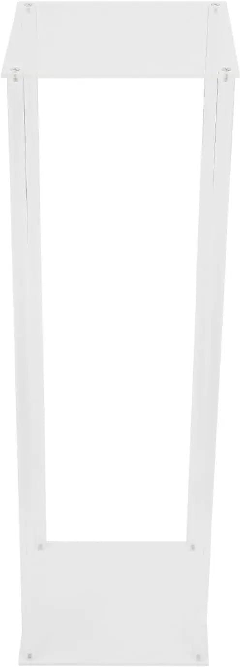 Clear Plastic Floor Vase Stand Set, 10 Freestanding Rectangular Flower Stands, 80 cm Wedding and Event Décor - product view 6