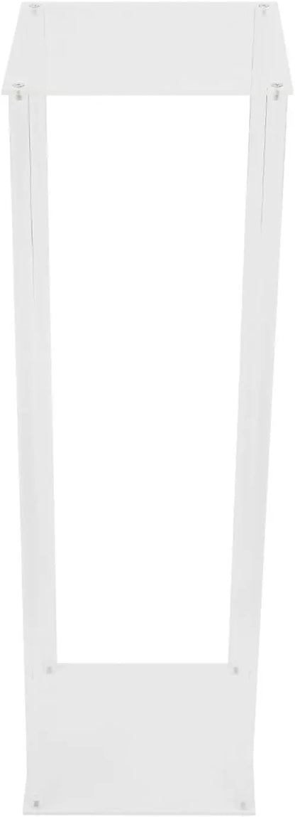 Clear Plastic Floor Vase Stand Set, 10 Freestanding Rectangular Flower Stands, 80 cm Wedding and Event Décor - product view 6