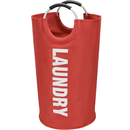 90L Foldable Laundry Basket, Waterproof Oxford Hamper with Handles, Collapsible Tall Clothes Storage in Modern Style - product view 6