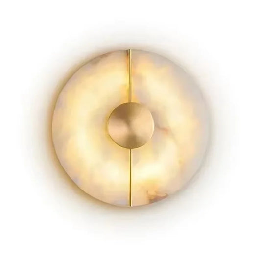 Stone LED Wall Lamp, AC 90–260V, Gold or Black 20 cm, Warm or Cool White for Bedroom, Foyer, Study or Bathroom - product view 1