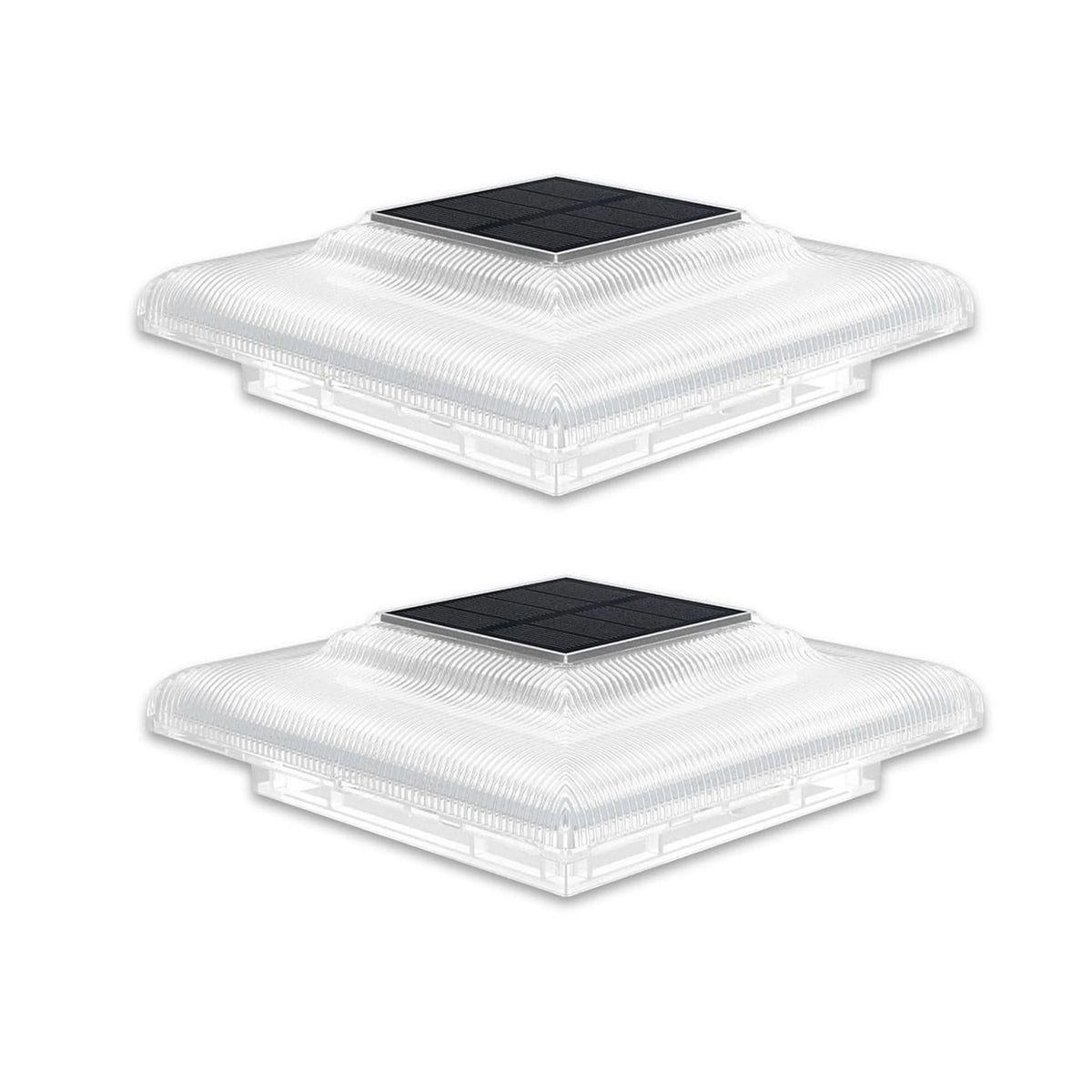solar post cap light - product view 2
