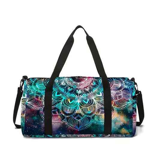Cartoon Fish Scale Duffel Bag, Large-Capacity Casual Travel Bag, 45 × 22 × 24 cm, 0.29 kg for Kids - product view 1