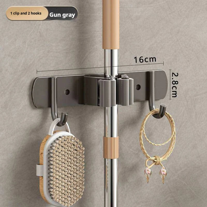 broom wall holder - product view 1