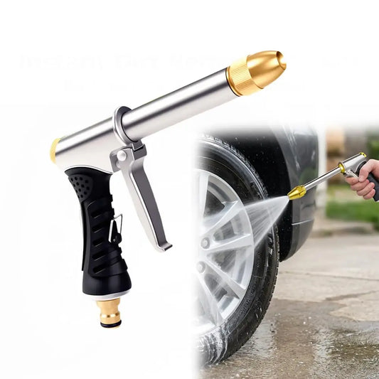 High-Pressure Garden Hose Nozzle, Long Metal Wand with Adjustable Spray Modes, Anti-Slip Grip and Quick Connector for Car Washing - product view 1