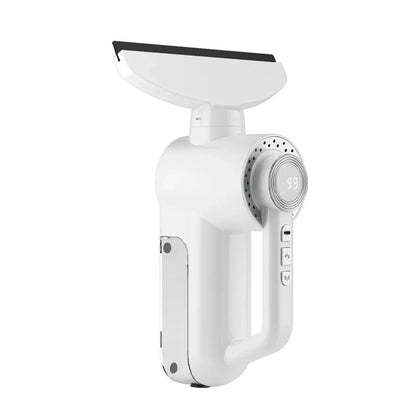 Electric Cordless Window Cleaner Vacuum, USB Rechargeable Portable Glass Wiper for Home and Car Windows, White - product view 1