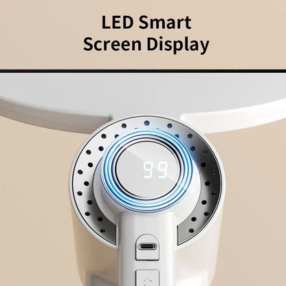 Electric Cordless Window Cleaner Vacuum, USB Rechargeable Portable Glass Wiper for Home and Car Windows, White - product view 6