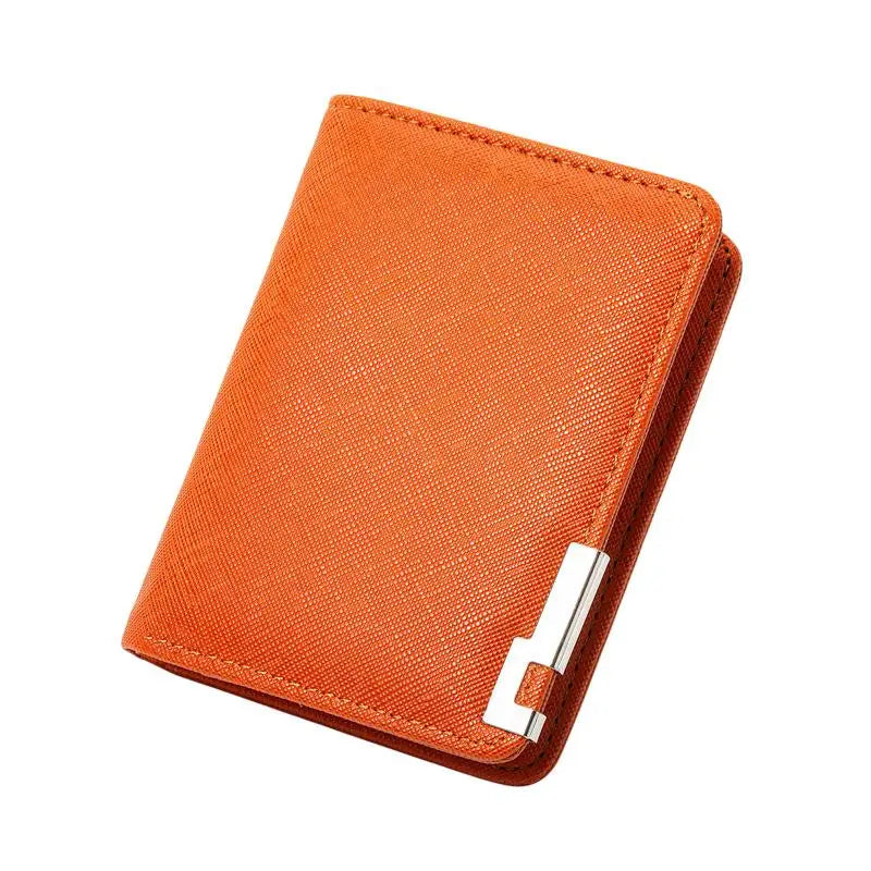 Slim Faux Leather Wallet, Multiple Card Pockets, Open No-Zipper Design, Lightweight PU Wallet in Four Color Options - product view 3