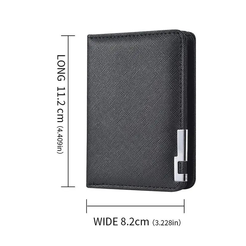 Slim Faux Leather Wallet, Multiple Card Pockets, Open No-Zipper Design, Lightweight PU Wallet in Four Color Options - product view 6