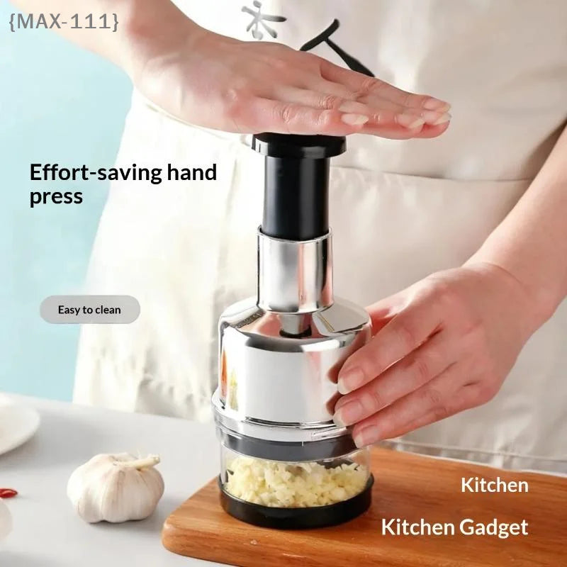 stainless garlic press - product view 5