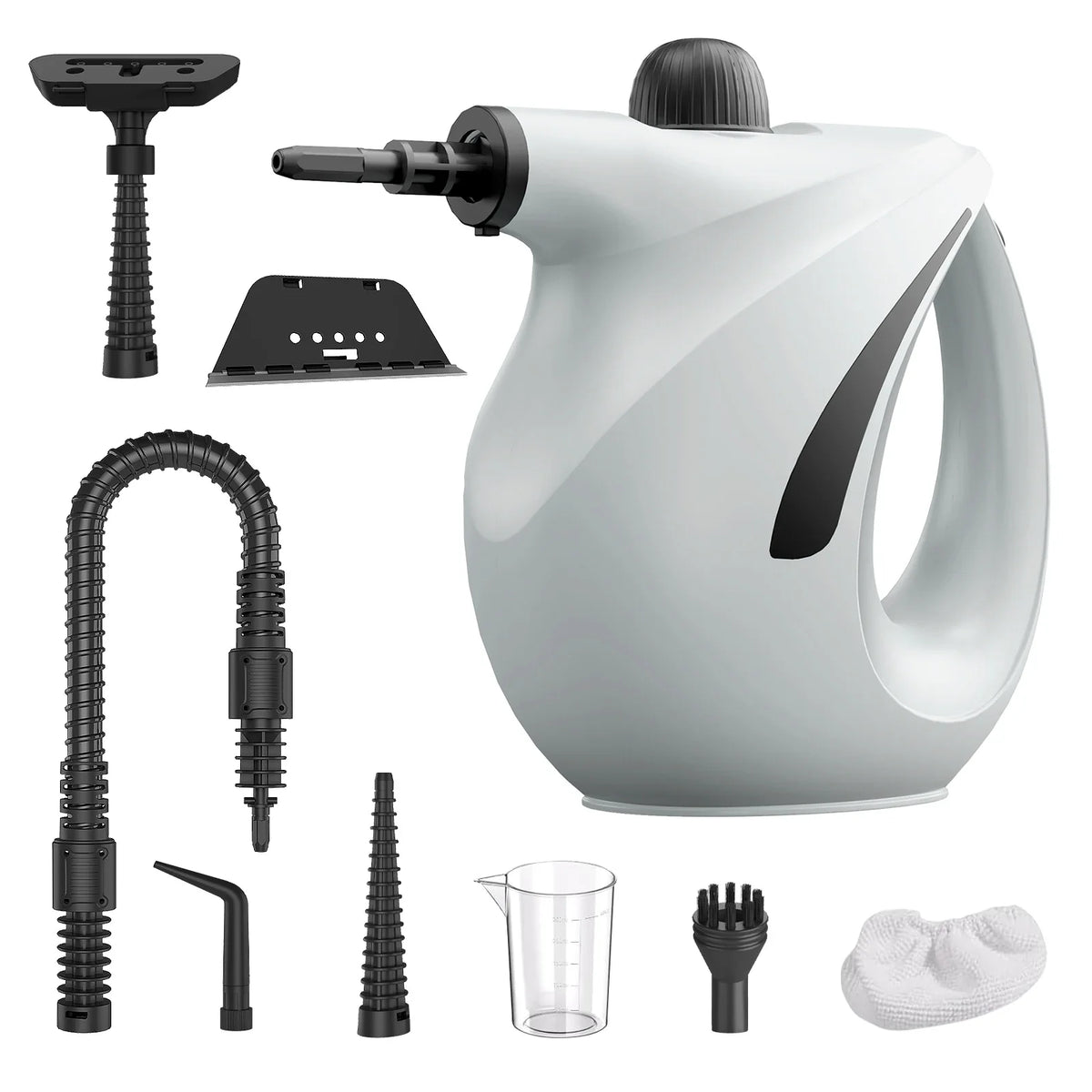 Handheld Steam Cleaner, 9-Piece Accessory Set, 350 mL Boiler and 3–5 Minute Heating for Kitchen, Bathroom and Car - product view 3