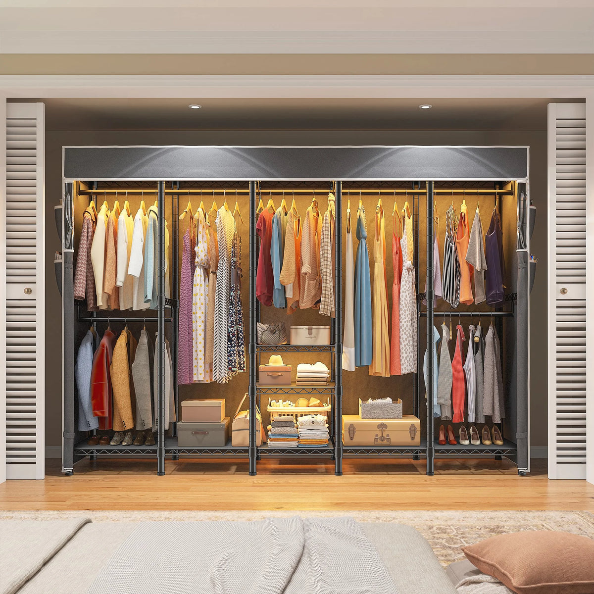 freestanding garment rack - product view 2
