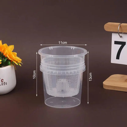 Self-Watering Plastic Planter, Double-Layer Root-Control Flower Pot with Reservoir, Drain Holes and Multiple Sizes - product view 5