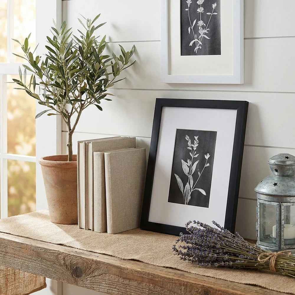 2-Pack Gallery Picture Frames, Black or White MDF and Acrylic with Mat for 4x6, 6x8 and A4 Wall or Desk Display - product view 4