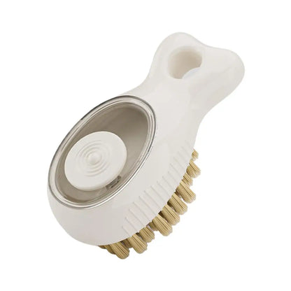 Soap Dispensing Dish Brush, Press-Activated Liquid Reservoir with Dense Flexible Bristles, Hanging Loop for Pots, Pans and Sinks - product view 2