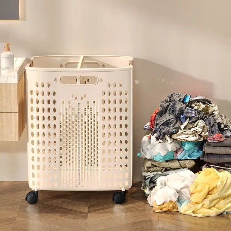 collapsible clothes hamper - product view 2