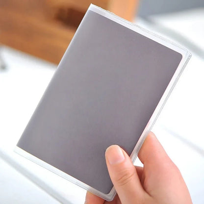 Passport Holder Cover, Transparent or Frosted Protective Travel Document Case, Waterproof 1-Piece Options - product view 2