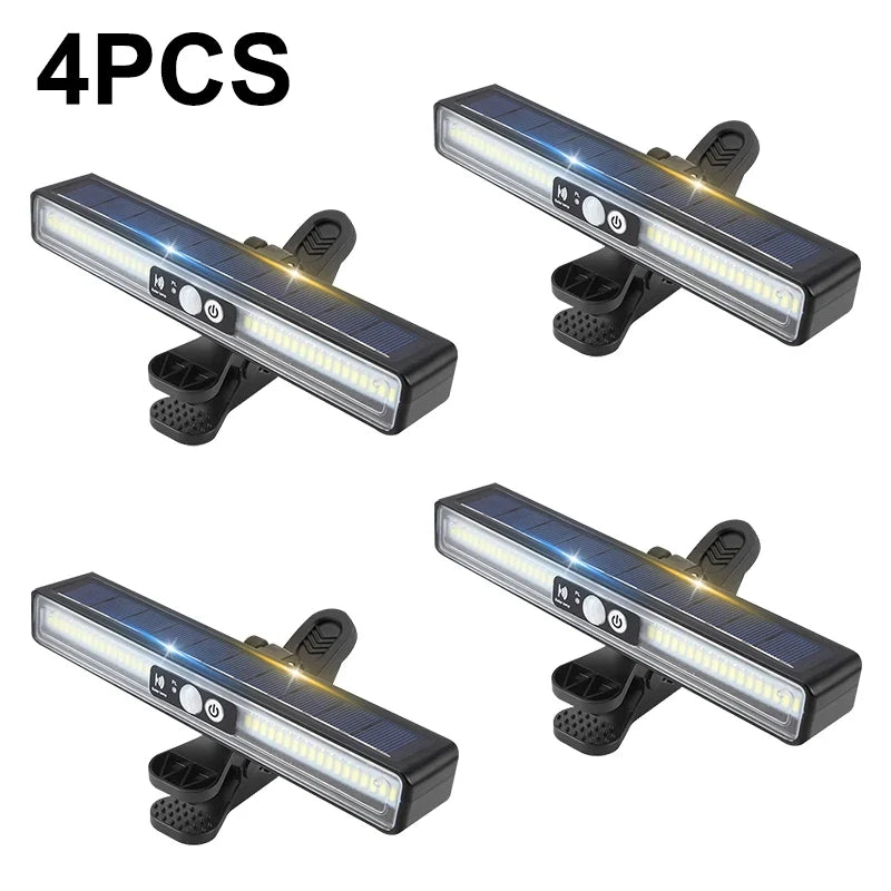 Solar Motion Sensor Lights, 36 LED Clip-On Outdoor Security Lights, 400 Lumens, 1500mAh Battery - product view 2
