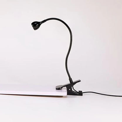 USB Clip-On Reading Lamp, Flexible Gooseneck, 5W DC Desk Light with Included Bulb for Laptop, Bed Headboard and Study - product view 4