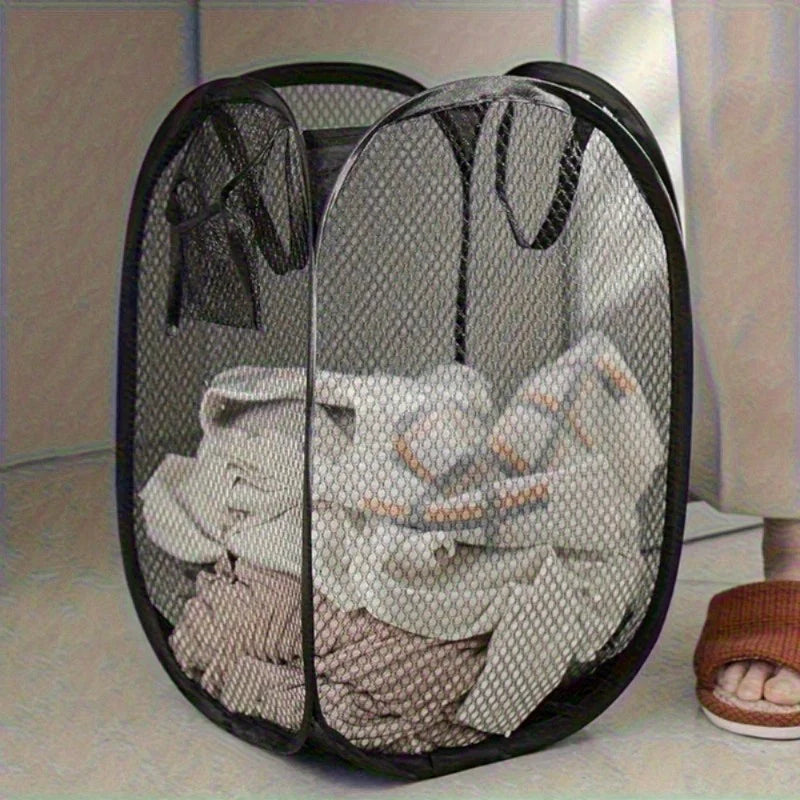 collapsible clothes hamper - product view 2