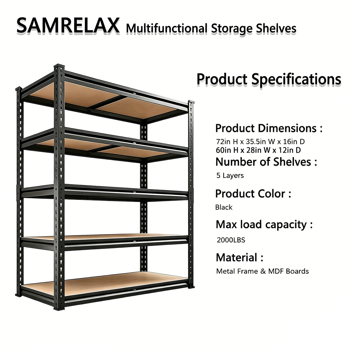 adjustable cabinet shelf - product view 4