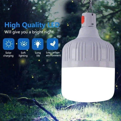 Rechargeable LED Camping Lantern, 3 Brightness Modes, USB Charging, PC Body, White Light, 20W–200W Portable Options - product view 6
