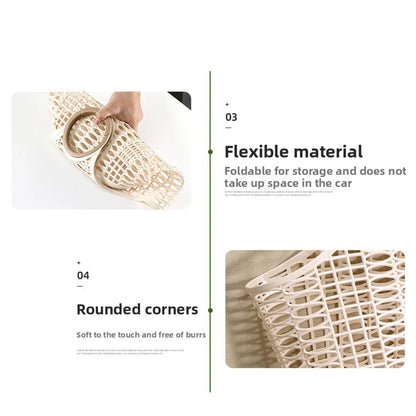 Foldable Garden Harvest Basket, Hollow-Out Plastic Produce Carrier with Comfort-Grip Handles, L, XL or XXL - product view 6