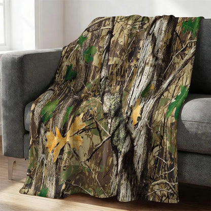 Travel Blanket, Soft Printed Polyester Throw, Portable Rectangle Cover for Camping, Picnics, Airplane Trips and Home - product view 2