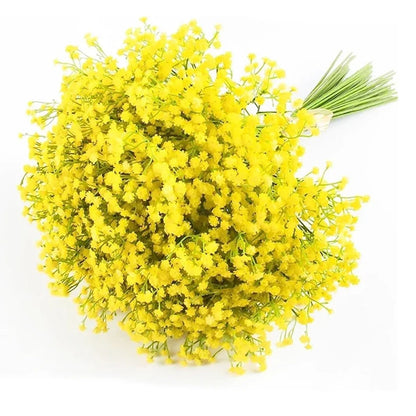 Artificial Baby's Breath Flowers, Polyester Filler Stems in 5 Colors, 24 or 48 Pieces for Bouquets and Wedding Decor - product view 2
