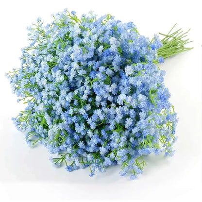Artificial Baby's Breath Flowers, Polyester Filler Stems in 5 Colors, 24 or 48 Pieces for Bouquets and Wedding Decor - product view 5