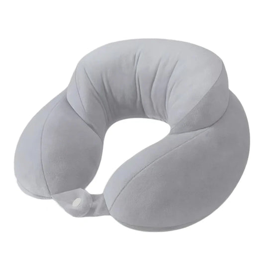 U-Shaped Travel Neck Pillow, Polyester Cover with Polypropylene Filling for Airplane, Train and Car Comfort - product view 1