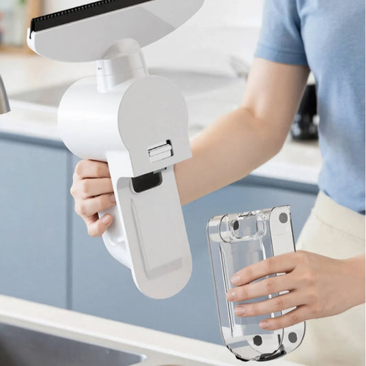 Cordless Window Vacuum Squeegee, Spray Cleaner with 2 Suction Levels, 3000 mAh Battery, 13 W, 30-Minute Runtime - product view 1
