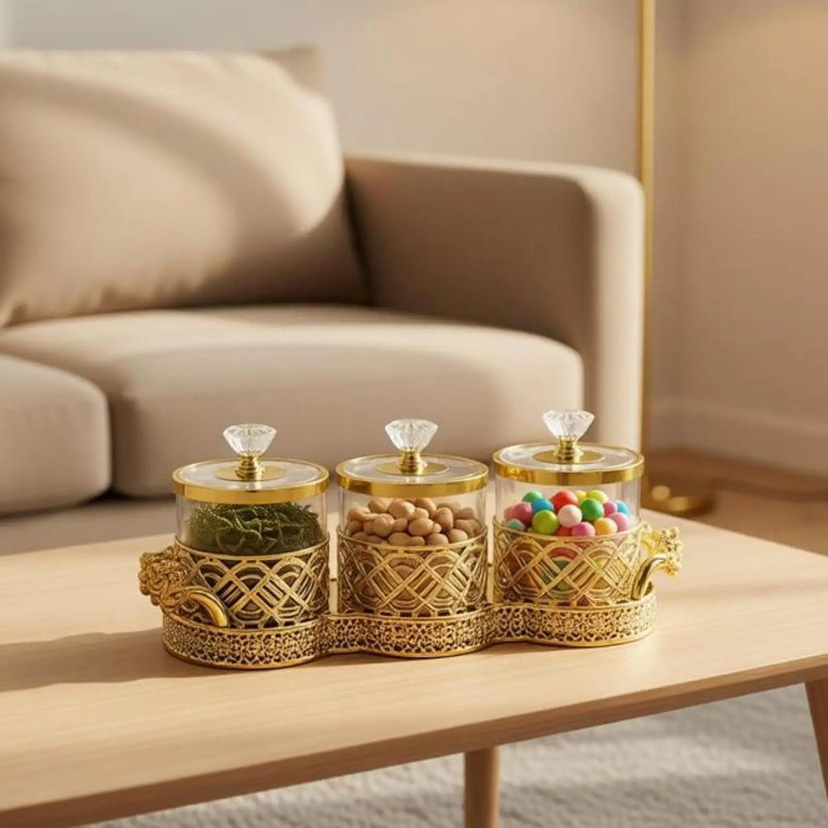 Airtight Cereal Container Set, Rectangular Plastic Food Storage Jars with Lids for Pantry Organization - product view 2